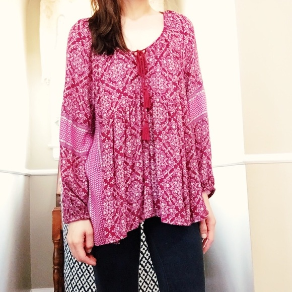 American Eagle Blouse Top - Size M - Picture 4 of 11